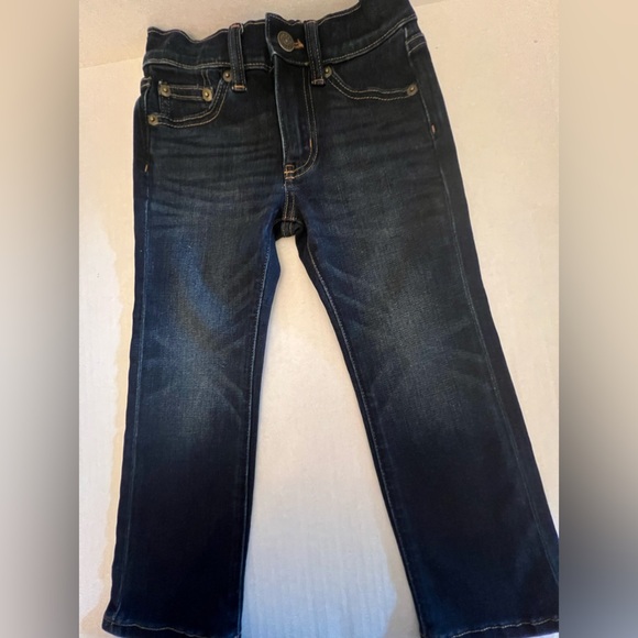 J. CREW -  BOYS CREW CUT SLIM JEANS SIZE 4 DARK DENIM - Picture 3 of 7